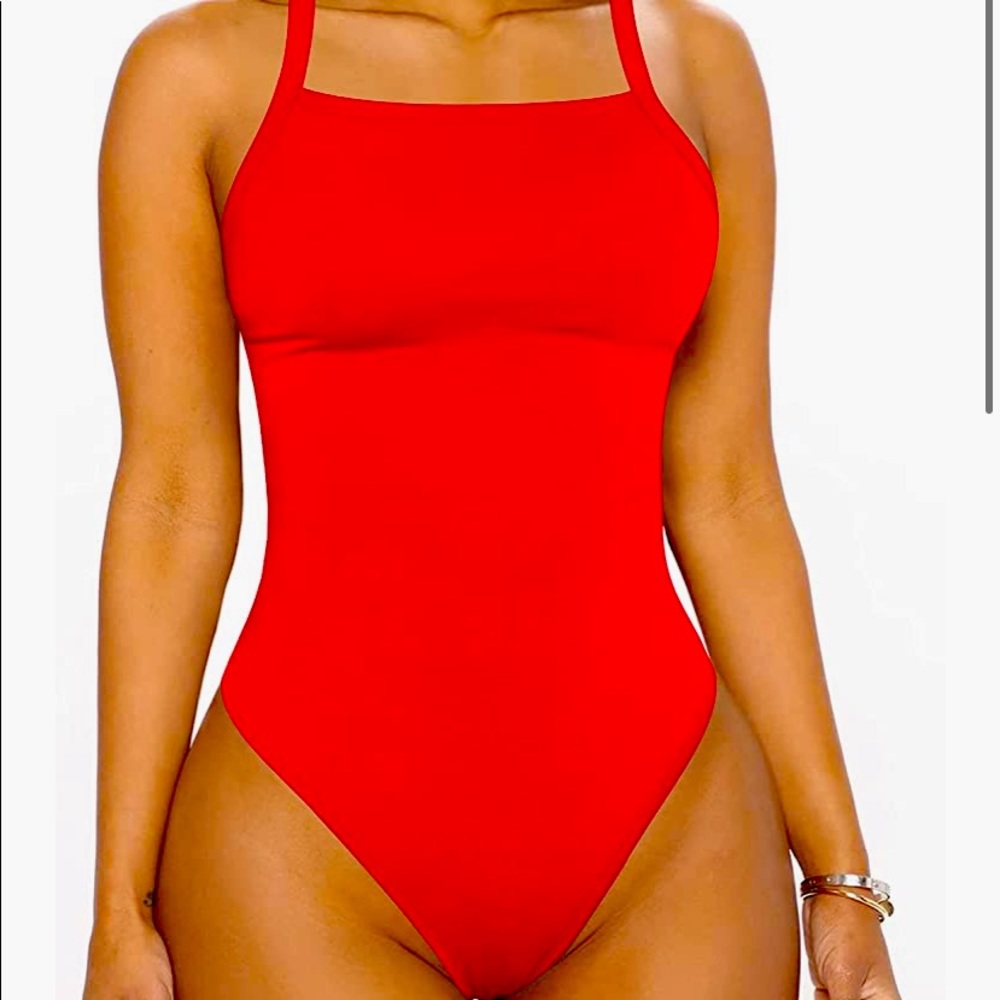 NWT Red Bodysuit